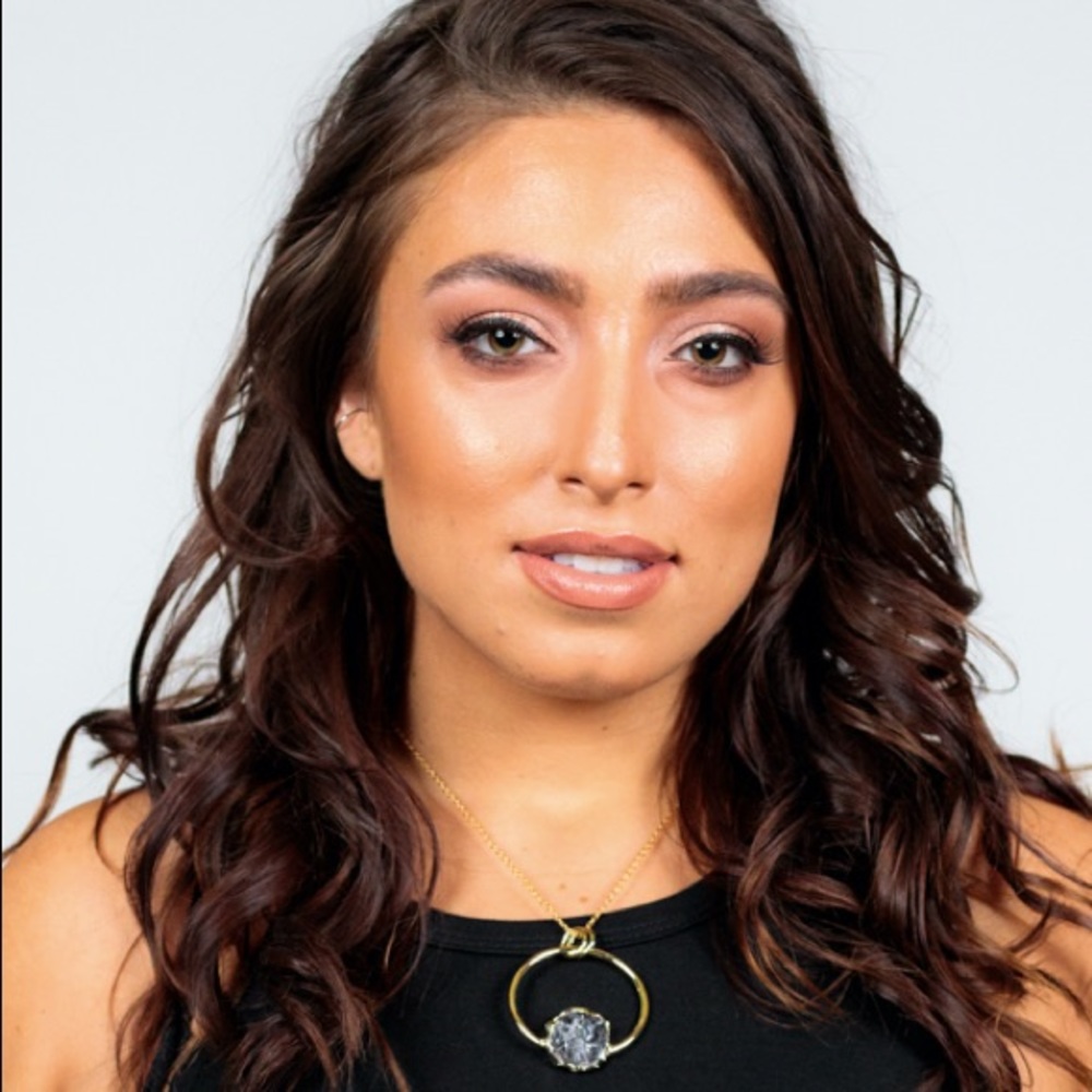 24K Gold Natural Quartz Necklace - Picture 5 of 6
